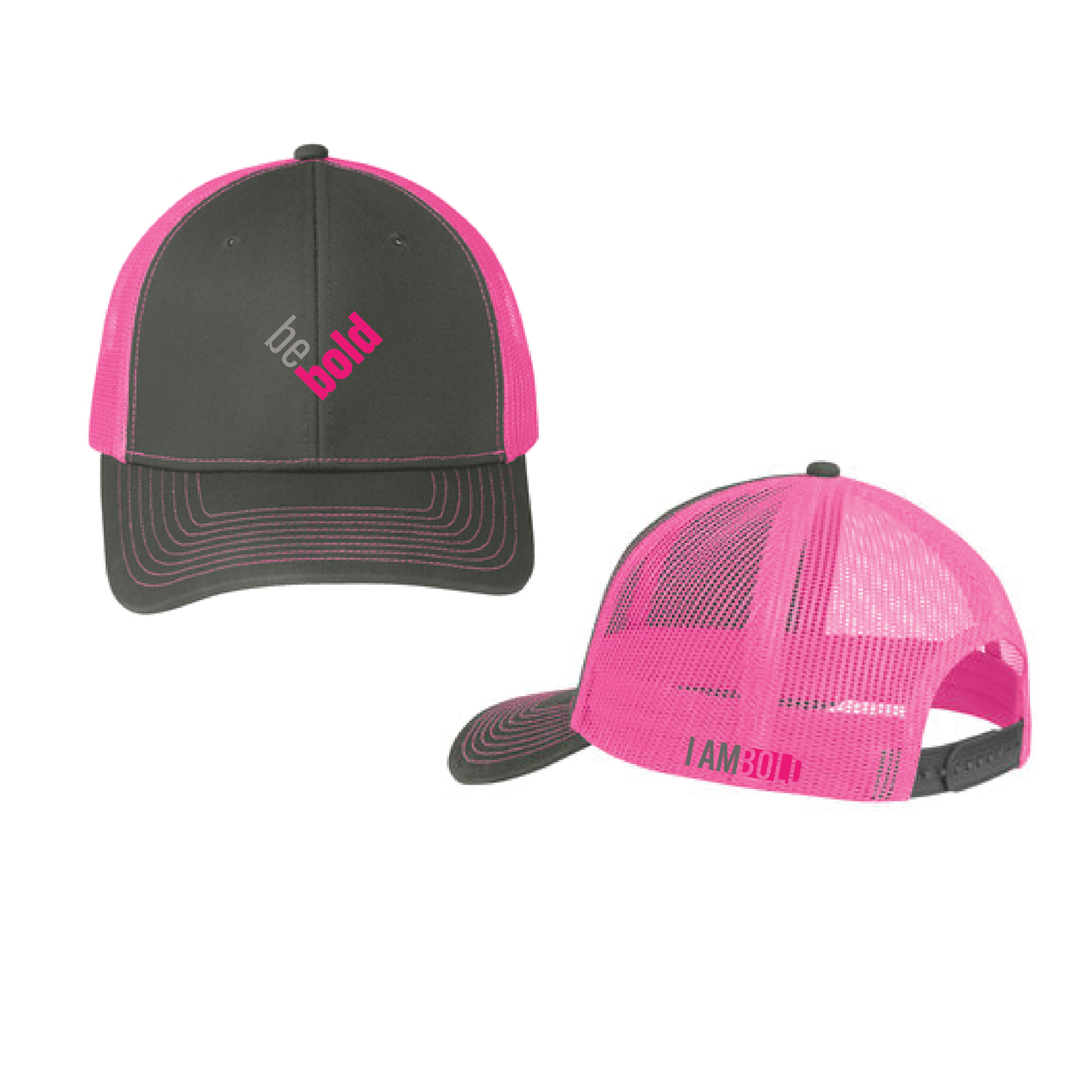 Be Bold/I Am Bold! - Snapback Trucker Hat PINK