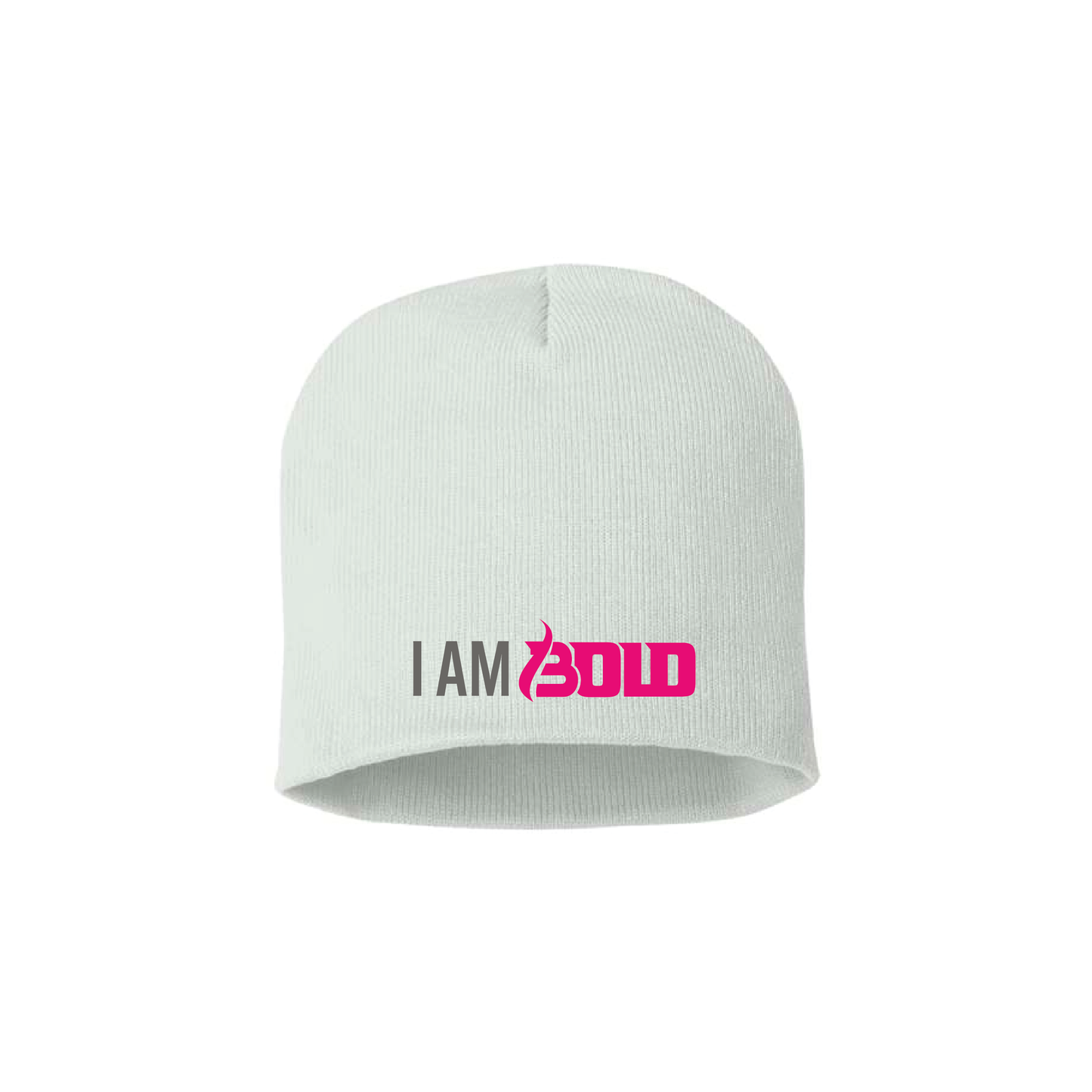 I Am Bold (logo) - Beanie PINK