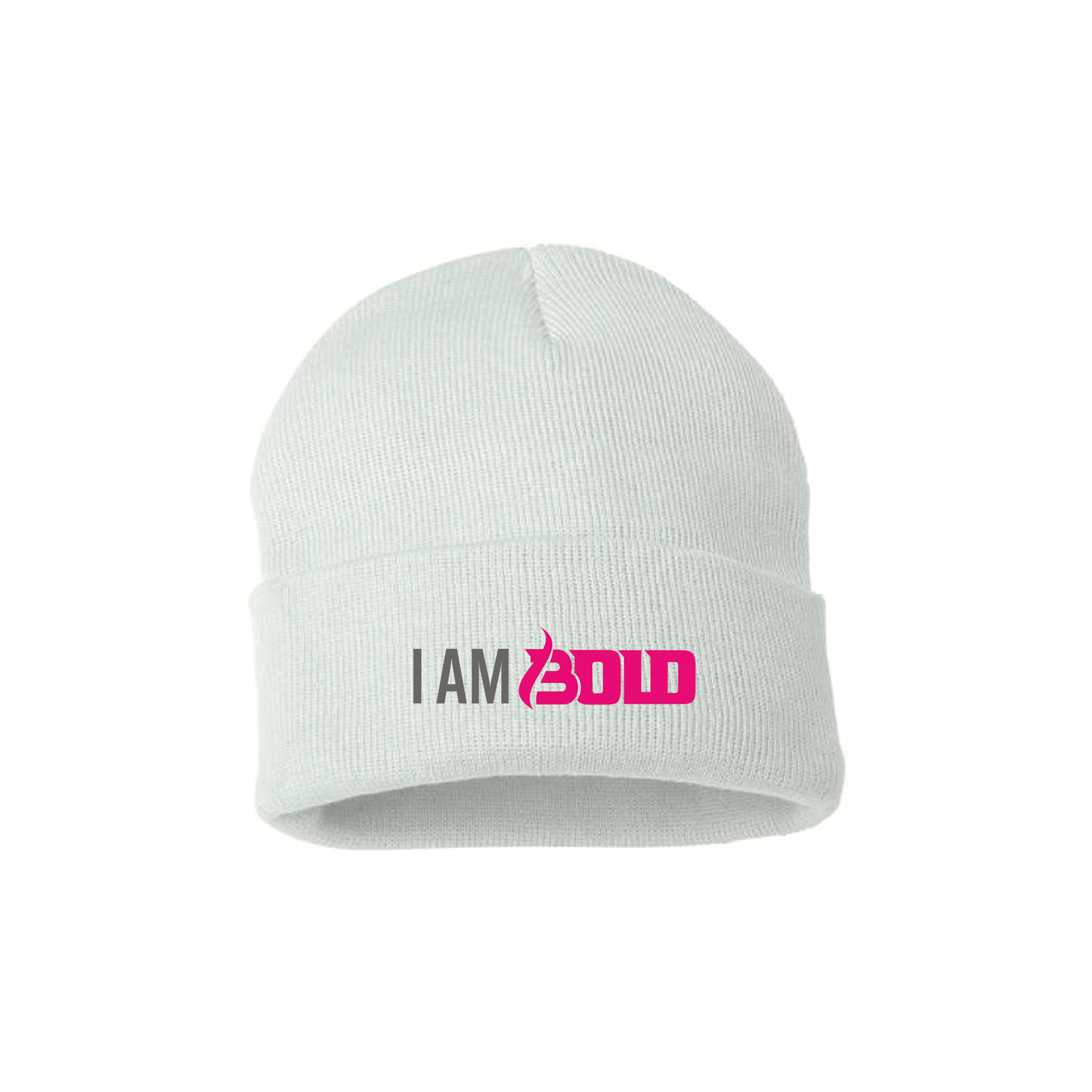 I Am Bold (logo) - Beanie PINK
