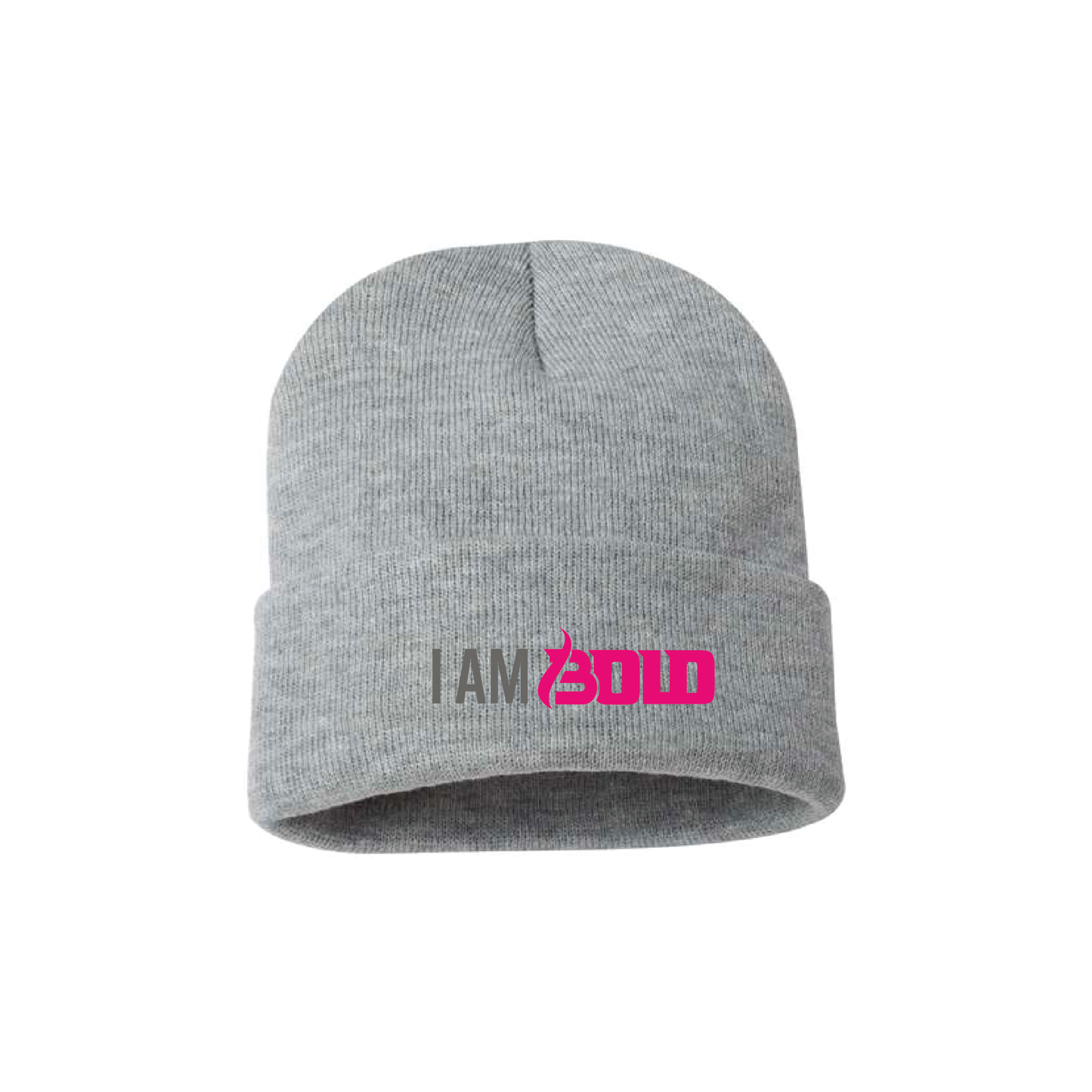 I Am Bold (logo) - Beanie PINK