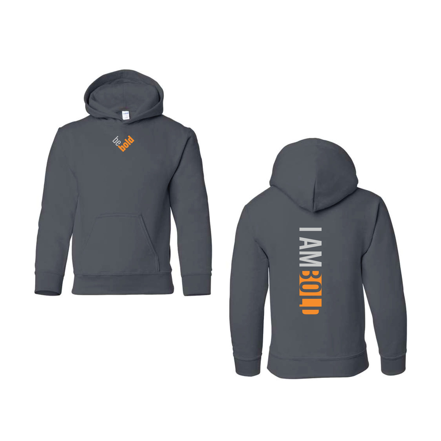 Be Bold/I Am Bold Hoodies!! [Double-Print] ORANGE