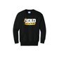 BOLD is GOLD - Port & Co™ Youth Core Fleece Crewneck Pocket Sweatshirt