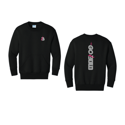 GO BOLD - Port & Co™ Youth Core Fleece Crewneck Pocket Sweatshirt