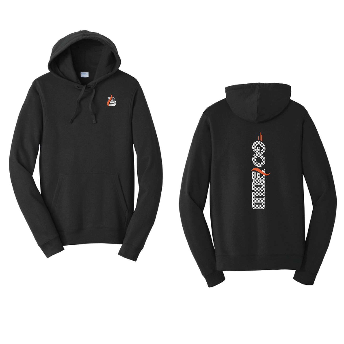 GO BOLD - Port & Co™ Fan Favorite™ Fleece Pullover Hooded Sweatshirt